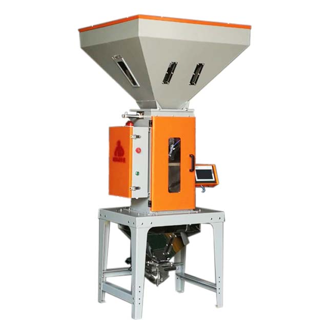 plastic granules weighing and mixing system